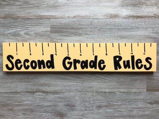 Personalized Rulers | Wooden Sign | Teacher Gift - Etsy