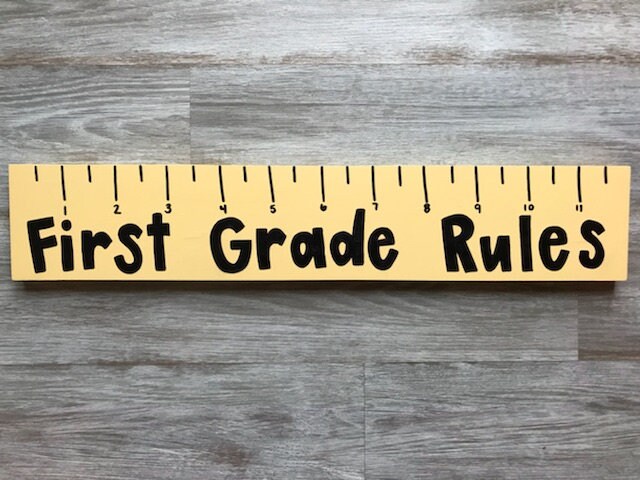 Personalized Rulers | Wooden Sign | Teacher Gift - Etsy
