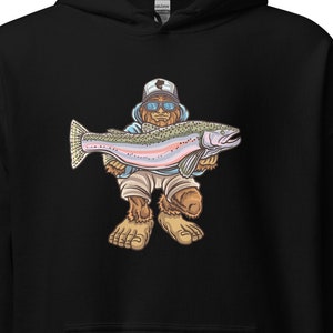 Steelhead Fishing Hoodie, Cozy Riverwear (Unisex S-XXL) image 1