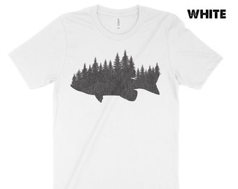Bass Fishing Shirt , Bass Fishing , Largemouth Bass , Fisherman Shirt , Bass Shirt , Bass Fishing Tshirt , Fishing T-Shirt , Fishing Gift