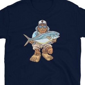 Permit Fishing Shirt , Bigfoot Fishing Shirt , Permit Bigfoot Gift , Mens Fishing Gift , Womens Fishing Gift , Permit Fisherman , Permit