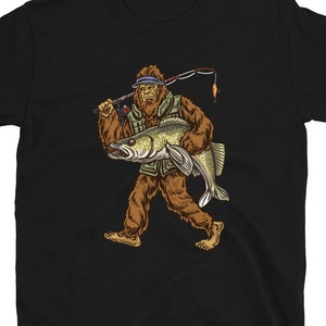 Vintage SOF Tee USA Walleye Fishing T-shirt Men's Medium 19.5x25.5