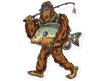 Panfish Vinyl Sticker: Sunfish Design - Durable Fishing Decal