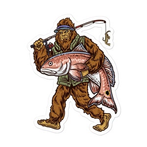 Stickers sébaste , sticker sébaste , autocollants de pêche , autocollants bigfoot , sticker pêcheurs , stickers de pêche , pêche bigfoot , sébaste