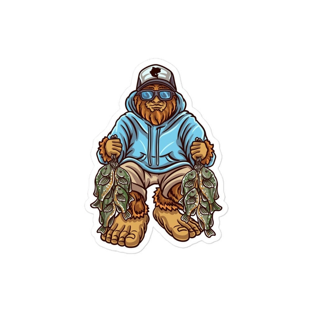Bluegill Fishing Sticker - Panfish Design for Gear or Gifts - Etsy
