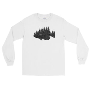 Crappie Forest Long Sleeve , Crappie Shirt , Panfish Shirt , Crappie Fishing Gift , Crappie FIsherman , Bluegill Fishing Gift