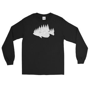 Crappie Forest Long Sleeve , Crappie Shirt , Panfish Shirt , Crappie Fishing Gift , Crappie FIsherman , Bluegill Fishing Gift