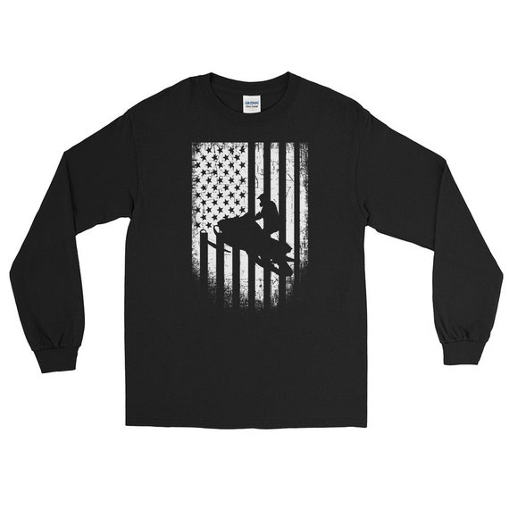 Snowmobile Shirt: Classic Fit Long Sleeve - Cotton Blend Comfort