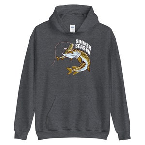 Muskie Angeln Hoodie: Kuschelige Baumwollmischung - weich und langlebig Bild 3