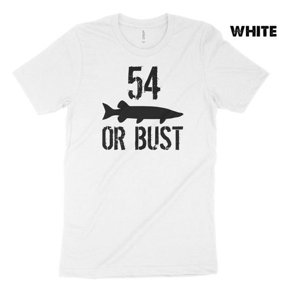 54 Inch Muskie Fishing Shirt: Trophy Fish Design Tee