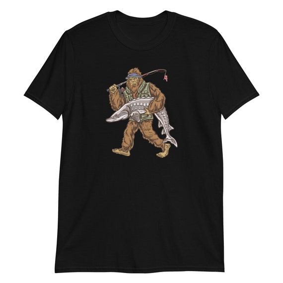 Sturgeon Bigfoot Fishing Shirt , Sturgeon Fishing , Mens Fishing Gift ,  Womens Fishing Gift , Sturgeon Fishermen , Sturgeon Fishing Gifts -   Denmark