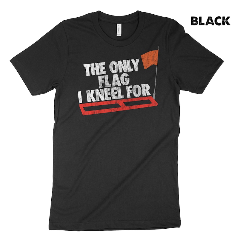 Funny Ice Fishing TShirt The Only Flag I Kneel For Unisex