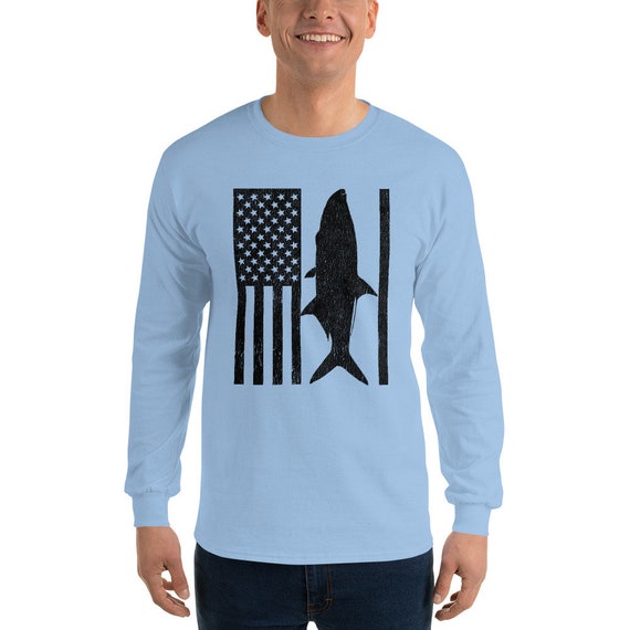Tarpon Fishing Shirt: Long Sleeve Cotton for Saltwater Anglers
