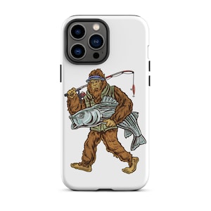 Striper Phone Case , Bass Phone Case , Bigfoot Iphone Case , Fishing Gifts , Mens Fishing Gift , Womens Fishing Gift , Bass Fishing