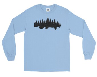 Camisa Northwoods Catfish - Manga Longa, Algodão Confortável