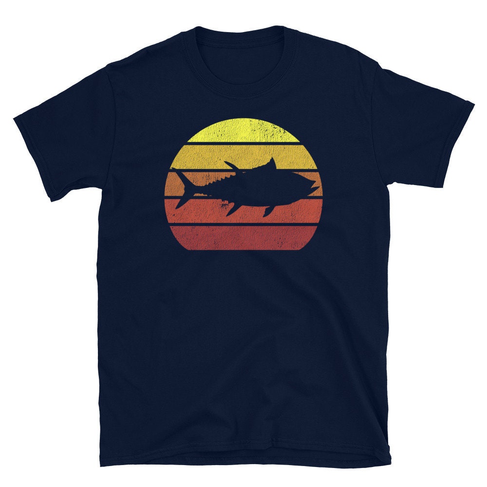 Retro Tuna Fishing T-shirt , Yellowfin Tuna T-shirt , Tuna Shirt , Deep Sea  Fishing , Tuna Fishing , Tuna , Bluefin Tuna , Skipjack T-shirt -   Ireland