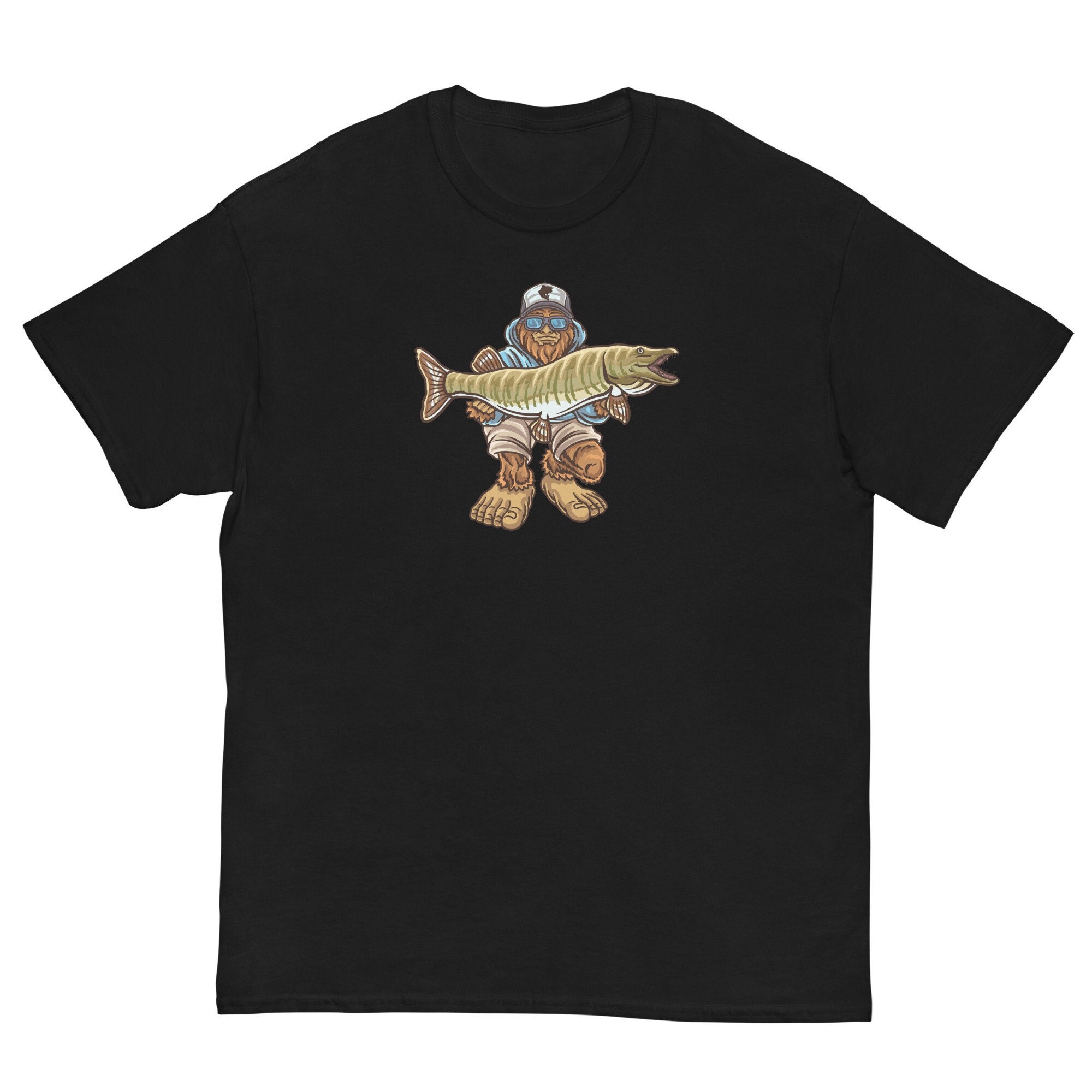 Muskie Fishing Shirt , Muskie Fishing , Musky Shirt , Bigfoot Fishing ,  Muskie Hunter , Fish Shirt , Musky Fishing Shirt , Tiger Muskie -   Ireland