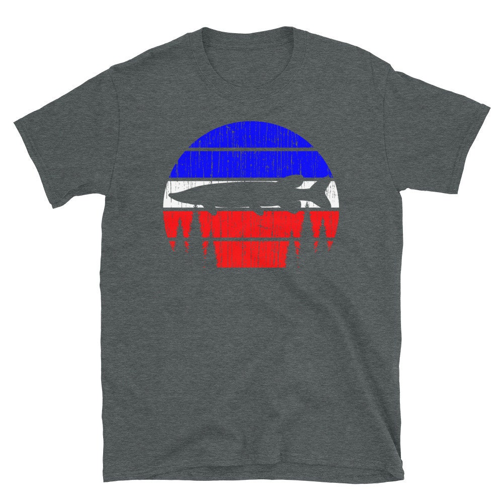 Pike Fishing Canada T-Shirt for Canadian Men T-Shirt