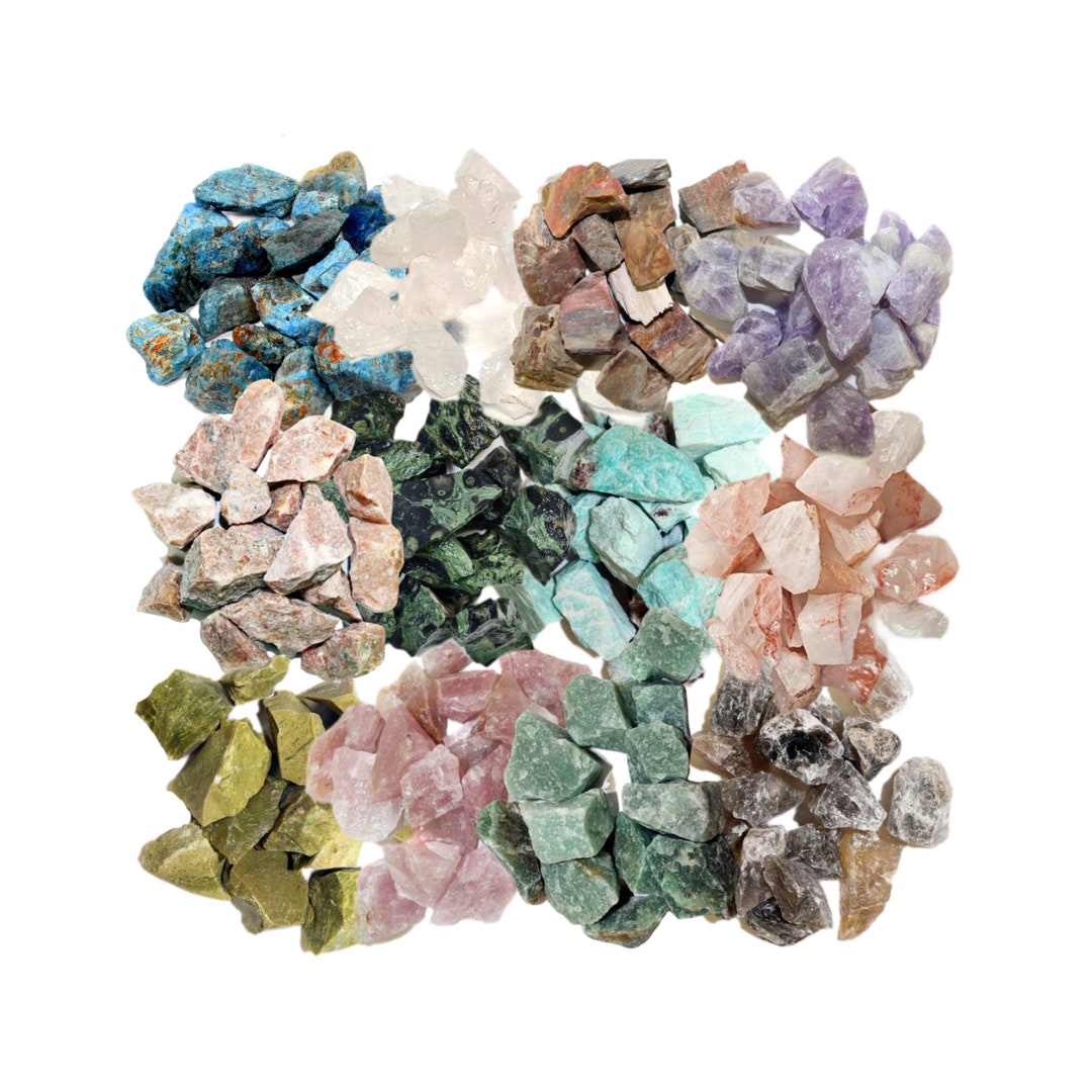 Raw Natural Rough Gemstones Bulk Sold by the Gem Type Etsy