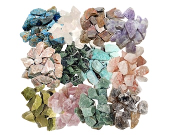 Raw Natural Rough Gemstones Bulk | Sold by the Gem Type! TUMBLING | POLISHING | DECOR | Healing Gems
