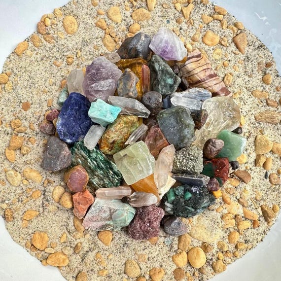 5.5lb Bag of Raw Gem Mining 
