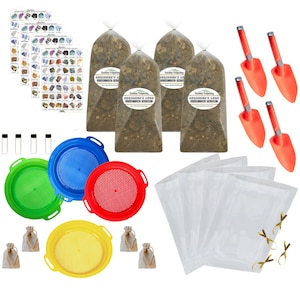 Gemstone Mining! GEM PARTY KITS | 5 Pound Paydirt Kits | Goody Bags Gem Party Birthday Gem Dig