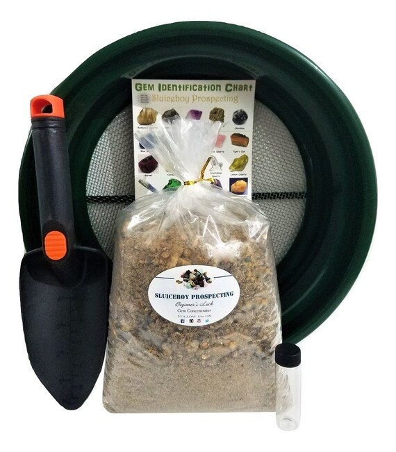 Gem Mining 8 LB Kit Gemstone Paydirt Sieve/Classifier Etsy