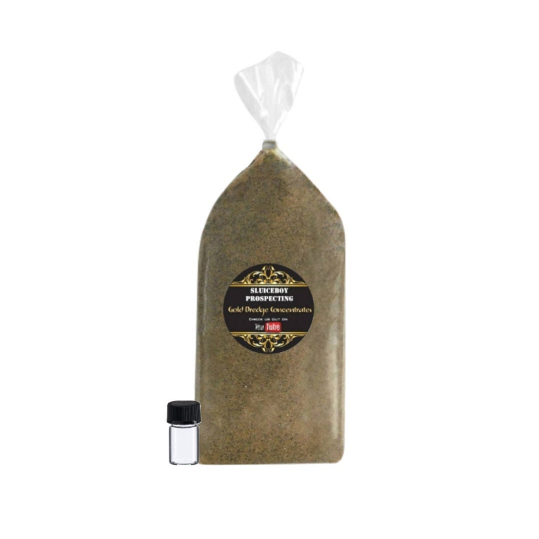 Buy our best rich GOLD paydirt concentrates by the 1/2 pound! | Bullion  Nugget