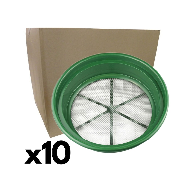 Box of 10 Steel-mesh Classifier Screens | WHOLESALE PRICING | 1/4