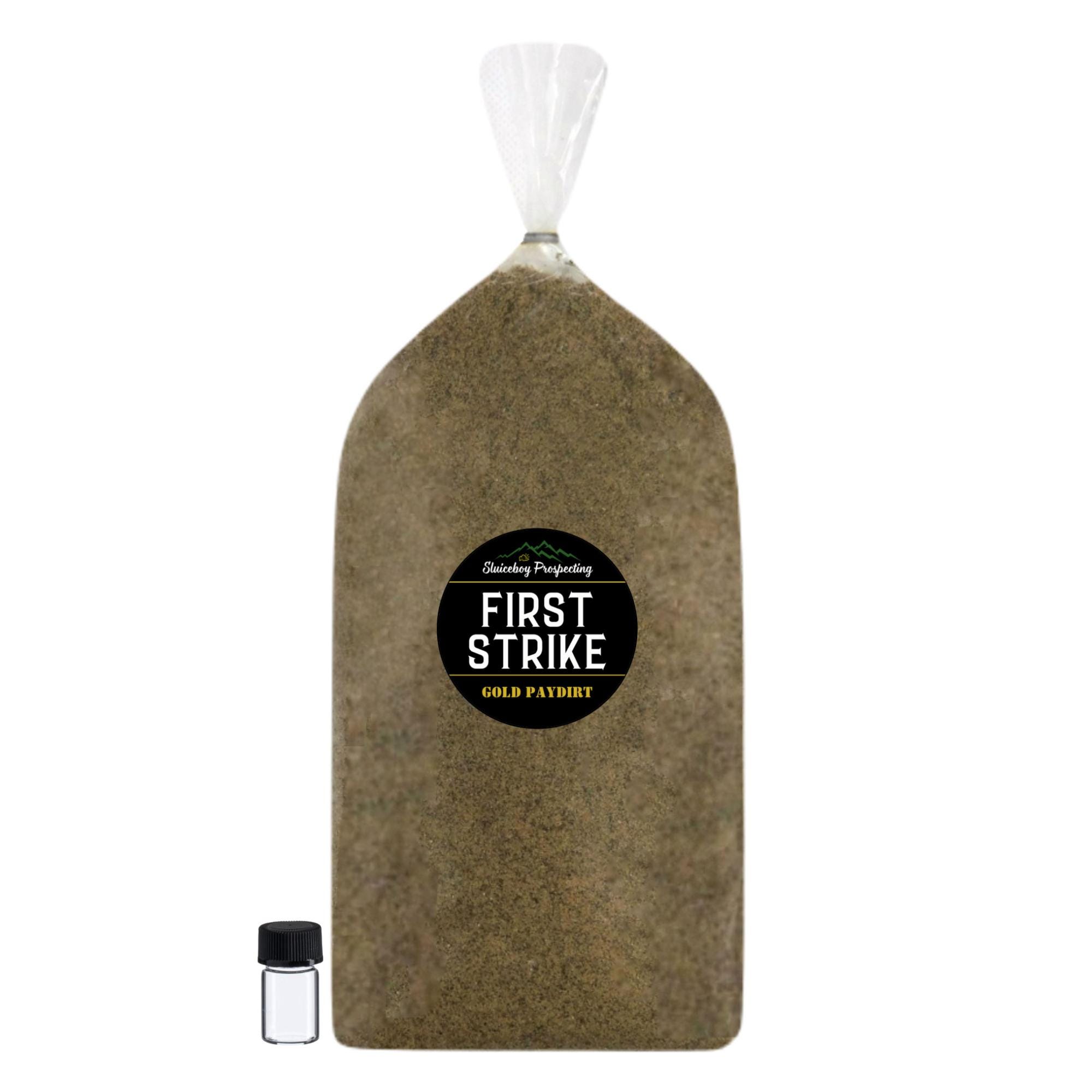 Gold Paydirt |  1 LB Bag of Unsearched Georgia Pay Dirt | Guaranteed Gold + Free Glass Vial