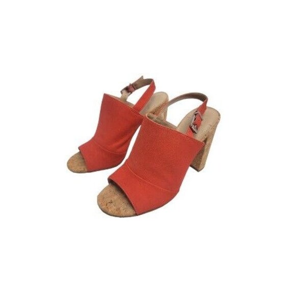 BCB Generation Womens Red Cork Heels Shoes Size 7 - image 1