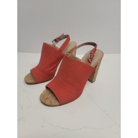 BCB Generation Womens Red Cork Heels Shoes Size 7 - image 3