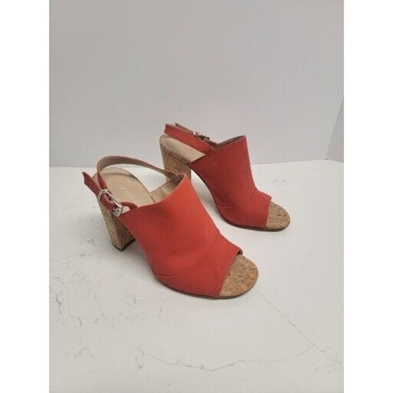 BCB Generation Womens Red Cork Heels Shoes Size 7 - image 4