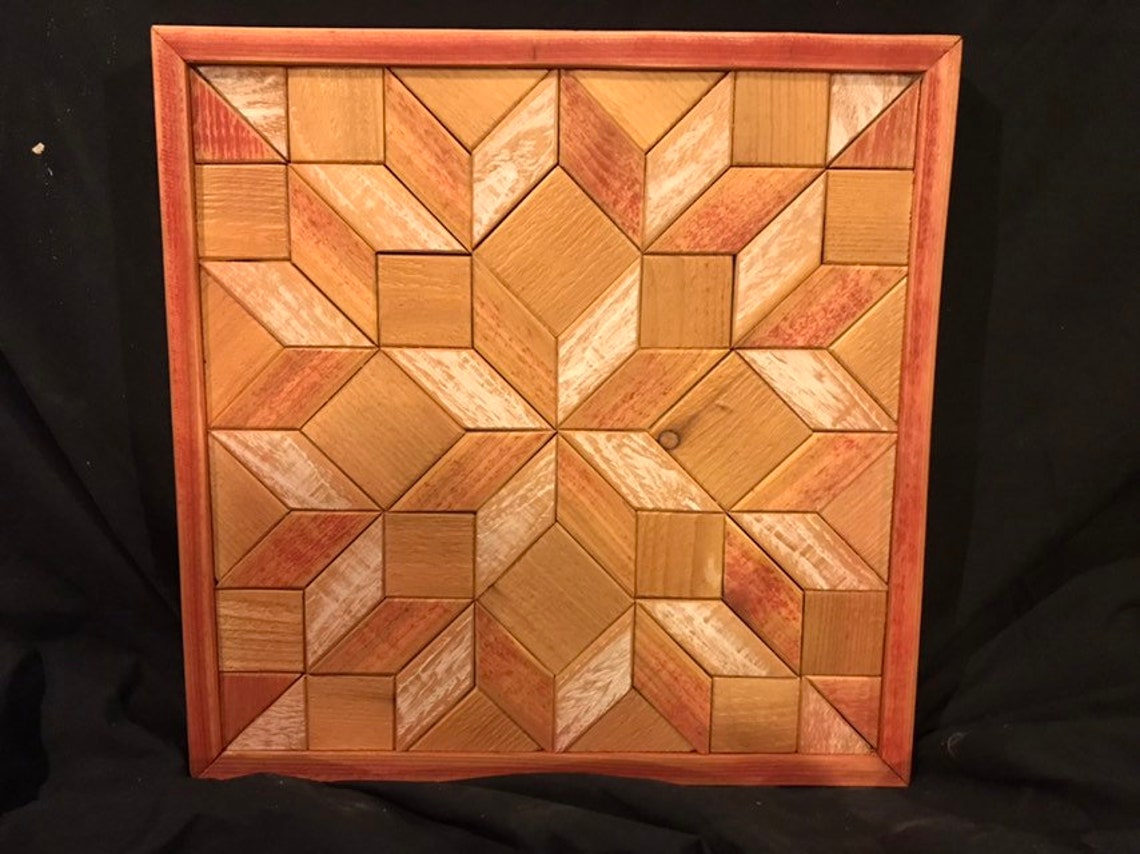 Wood Quilt Etsy
