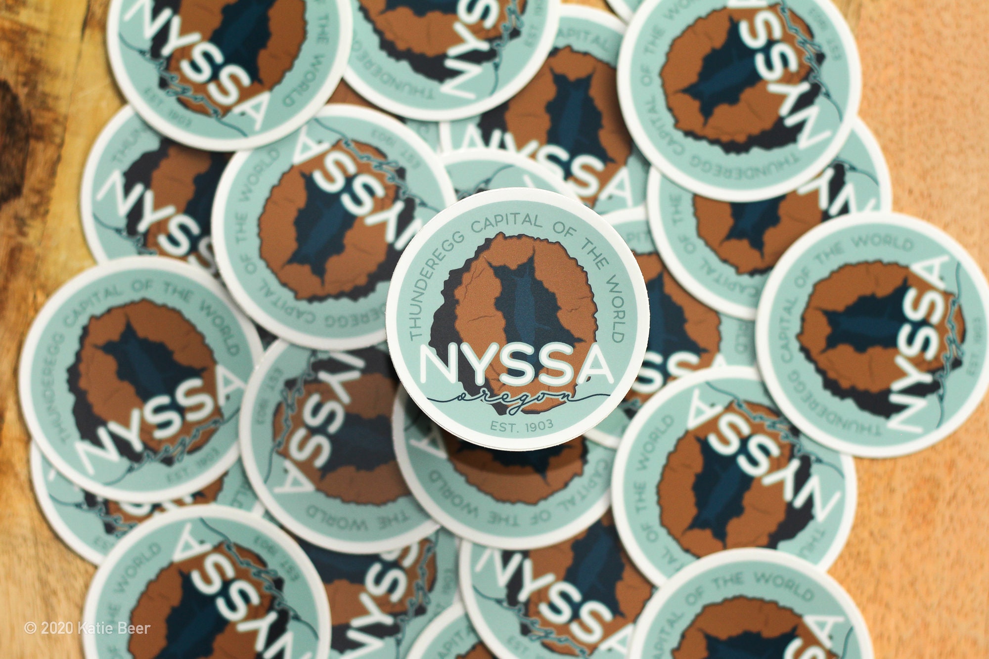 Nyssa Oregon Thunderegg Pegatina / Nyssa Oregón / Oregon Etsy España