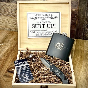 Groomsmen Gift Box Etsy