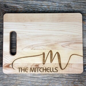 Custom Cutting Board, Personalized Cutting Board, Engraved Cutting Board, Wedding Gift, Housewarming Gift, Anniversary Gift, Christmas Gift