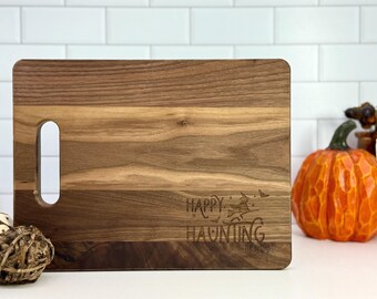 Personalized Halloween Cutting Board - Engraved Cutting Board - Halloween Decoration - Party Decor for Halloween - Personalized Gifts