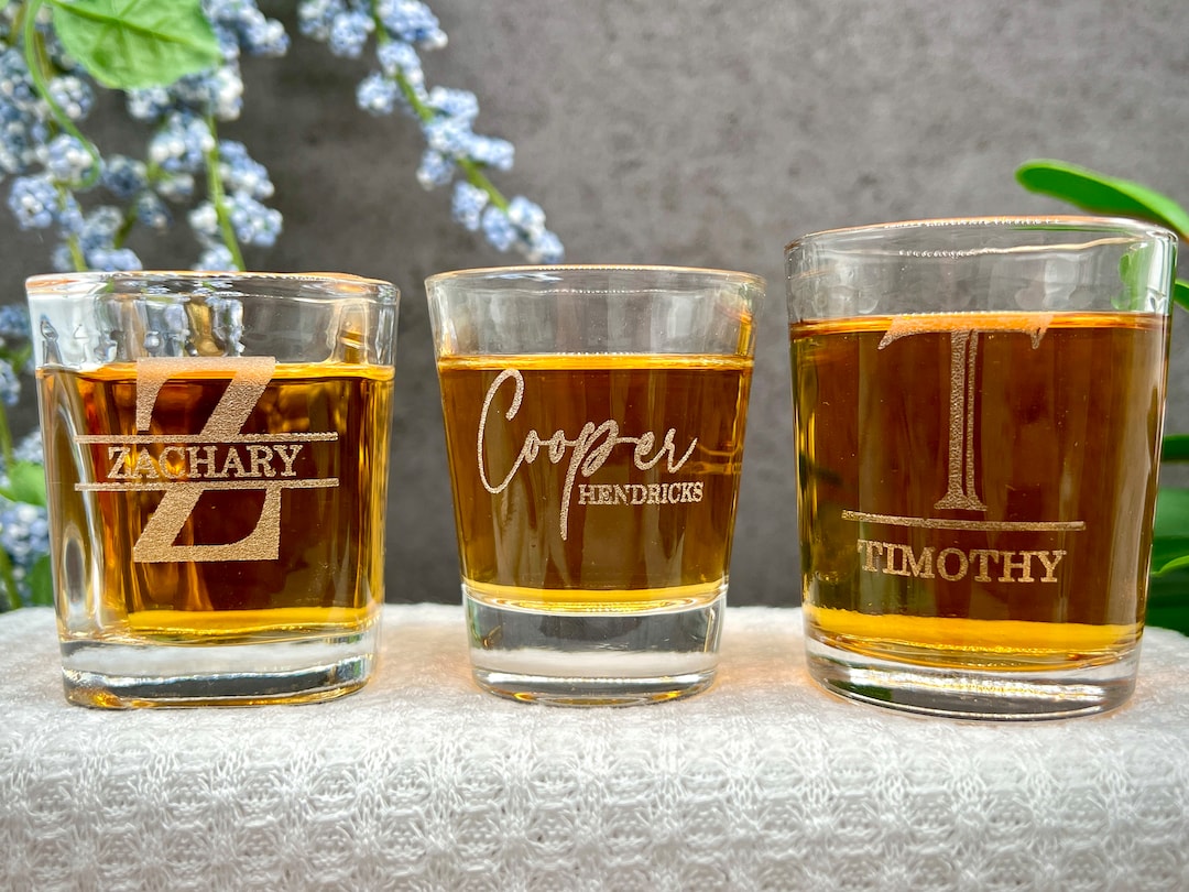Engraved Shot Glass, Personalized Shot Glass Gift for Party, Family and