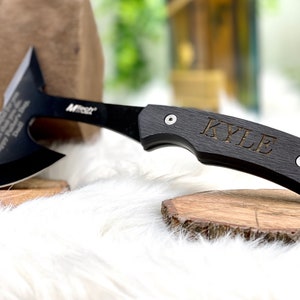 Engraved Hatchet Gift for Groomsmen, Personalized Throwing Axe, Best Man Gift, Groomsman Proposal, Wedding Party Favor