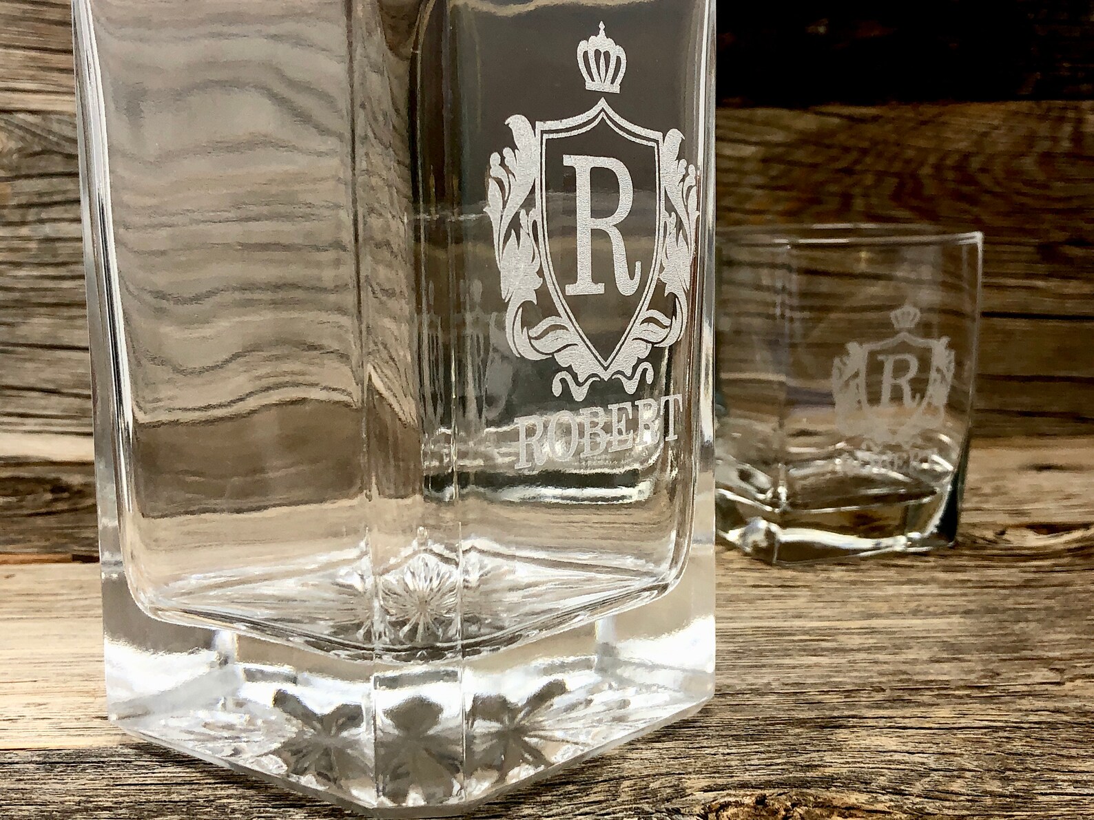 Groomsmen Gift Whiskey Decanter Set , Groomsman Proposal Gift, Engraved ...