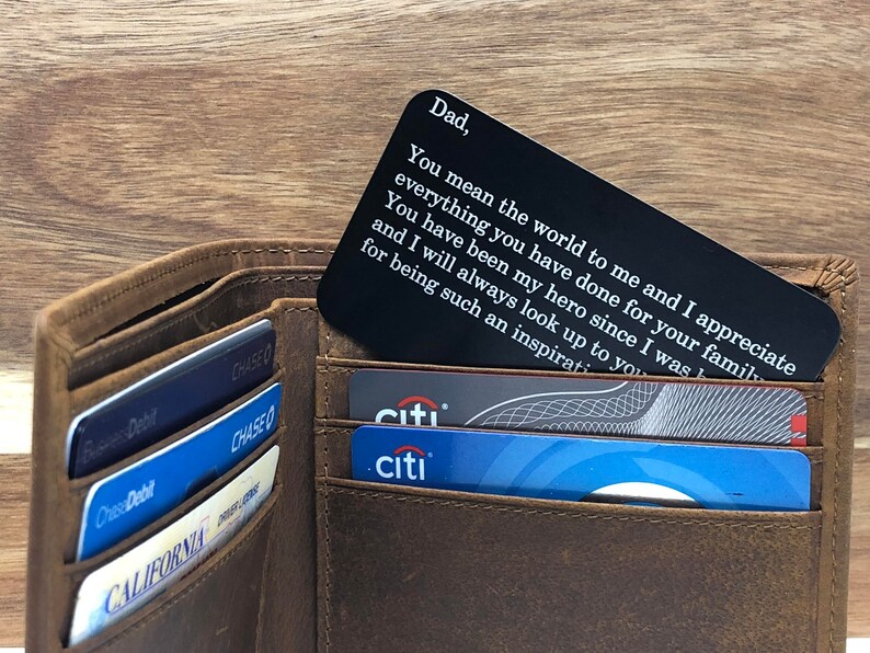 Personalized Wallet Engraved Leather Genuine Bi fold Mens Etsy