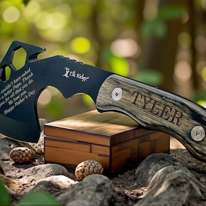 Engraved Gift for Dad Personalized Axe Engraved with Name and Personal Message