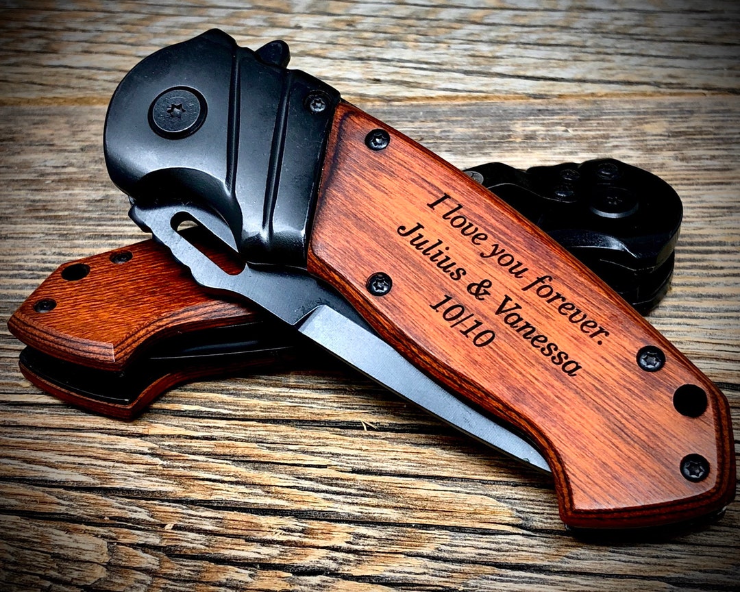 Mens Gift Pocket Knife, Christmas Gift, Husband Gift, Personalized Knife, Engraved Gift for Him