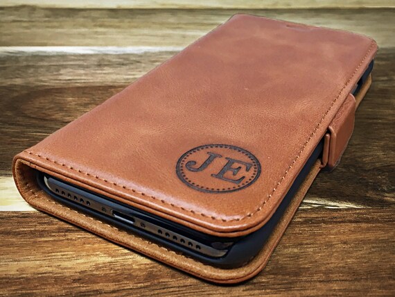 Leather iPhone Case from His Corner on Etsy