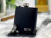 Personalized Groomsmen Flasks, Groomsman Gift, Flask for Groomsmen Custom Flask, Black Hip Flask, Groomsmen Gifts, Gifts for Wedding Party