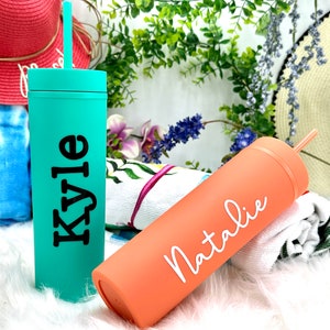 Personalized Tumbler with Straw and Lid - Girls Trip Tumbler, Bachelorette Party Favors, Gift for Her, Bridesmaid Gift, Bridesmaid Proposal