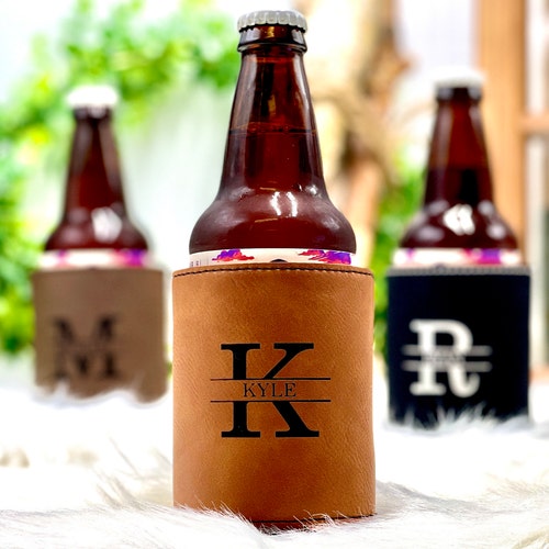 Personalized Can Cooler With Bottle Opener for Groomsmen Gifts Etsy