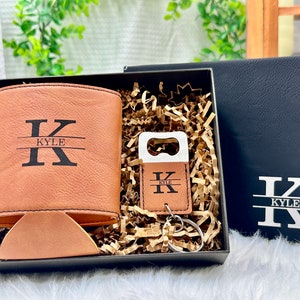 Personalized Can Cooler with Bottle Opener for Groomsmen Gifts Proposal Ideas image 3