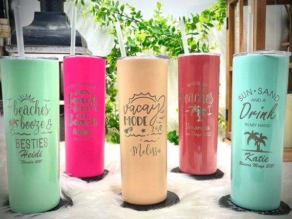 Some Girls Go Camping And Drink Too Much - Personalized Tumbler